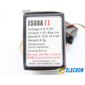 EMAX 9g ES08A High Sensitive Mini Servo