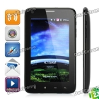 J8000 Android 2.3 WCDMA TV Smart Phone w/ 5.0" TFT Capacitive, Dual SIM, Wi-Fi and GPS - Black