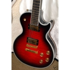 free shipping Top quality  Flamed Maple Autumn  RED electric guitar 2 pick up 