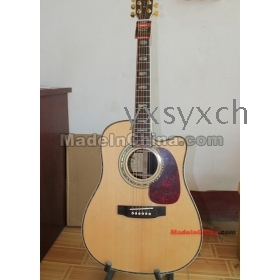 free shipping wholesale Top quality D45 Cream-colored 41" ACOUSTIC GUITAR NATURAL BEST VENEER guitar 