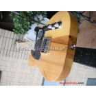 free shipping New style burlywood TELE 6 string Natural wood Electric Guitar free gift strings 
