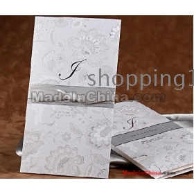  Custom B8010 Invitation card Wedding Invitations wedding card come with envelopes and sealed