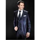 Drop shipping quality Custom  Groom Tuxedos men's wedding dresses (jacket pants vest tie kerchief )  h006 