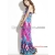 New Fashion V neck Floral dress,Bohemian style Maxi Chiffon Long skirt,free shipping-04