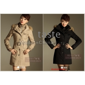 Wholesale -2012 autumn winters winter clothing han woman put coat upset cultivate one's morality cotton-padded clothes nyujhong grow heavy hair brought quilted jacket 