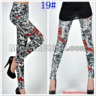 women's - 2pcs/lot Sell like hot cakes type printed leggings nine points thin leg pantyhose of cultivate one's morality pants #15