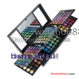 Best price 180 Colors Eyeshadow Palette makeup kit 3 Layer Eye Shadow Palette,2pcs/lot!g23