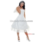 Style 2012 Short Prom Dresses Tea Length Wedding Dress 