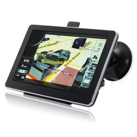 HD 7 Inch Car Navigator GPS , Fm transimitter window CE