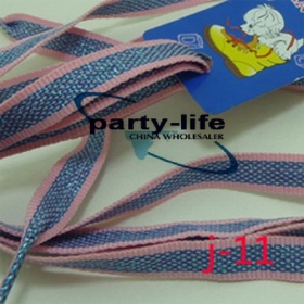(J-11) Flat Shoelaces Glittering Braid Shoe s for Sneakers ,100pairs/lot,wholesale ,free shipping 