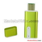 2GB Digital Mini Voice Recorder MP3 Player U-Disk Green 