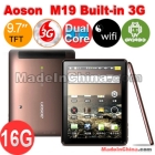 Aoson M19 Built-in 3G 16GB Rockchip RK2918 1.2GHz DDR3 1GB 9.7inch Capacity  Screen Android 4.0 WIFI 3G Dual Camera HDMI SIM Card Slot MID Tablet 