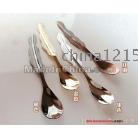 19 kinds of style  carved coffee spoon, cream spoon 20pcs     ghgh19