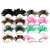 Newest Hot Selling Natural Curl Gorgeous color Feather False Eyelashes 100pair  zx24