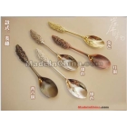 19 kinds of style  carved coffee spoon, cream spoon Free Shipping   20pcs/lot  df9