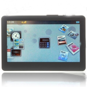 MP5 4.3"  Screen LCD HDMI DVD MultiMedia Player with FM/Camera/HDMI/TF Slot - Black (800x480/4GB)