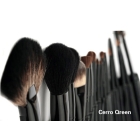 Cerro Qreen Professional 18 PCS/set Cosmetic make up Makeup Brush Set + Silvery black PU Pouch Bag H4957