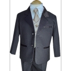 Tailor  Boy gray Suit 2-Piece As Wedding Attire