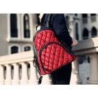 BD13100714 Hot Sale Leisure Rivet Diamond Backpack Red (Rivet&Zipper Send By Random)