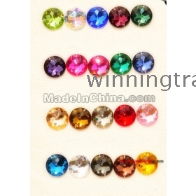 100pcs/lot Acrylic hand-stitched diamond beads for Clothes dress skirt bag and so on Diameter 15mm
