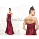 custom-Made factory price 2012 New A-Line Sweetheart Sleeveless Formal occasions Ankle-Length Satin Prom Dresses 