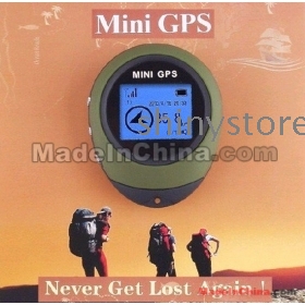 2PCS Multifunctional Handheld Mini GPS Tracker for Camping/Hiking/Climbing