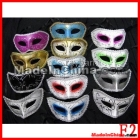 Free shipping 100pcs/lots plastic halloween man costume mask masquerade fac facial eye masks party Venice masks    
