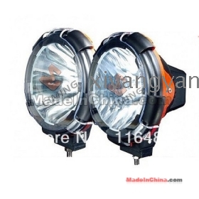 2PC 55W 7" HID XENON DRIVING LIGHT SPOT OFFROAD WORK 4WD 12V H3 6000K SPOT LIGHTS