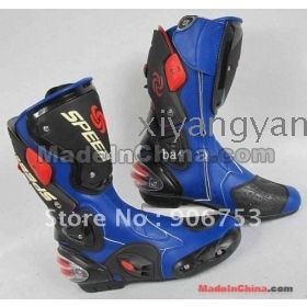 free shipping motorcycle boots  Biker SPEED Racing Boots,Motocross Boots,Motorbike boots SIZE: 40/41/42/43/44/45/46