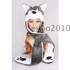 10 pcs>Cartoon Animal Hat, Hats/Lovely Cartoon Animal Hat Soft Warm Cap Hats  LO