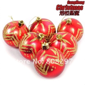 DIY 60mm New Year Christmas balls ornaments,Christmas tree ornaments Beads              
