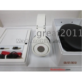 Freeshipping 2012  headphone black/white/blue/orange/pink/silver// High-Definition ON-Ear DJ headset with sealed box 