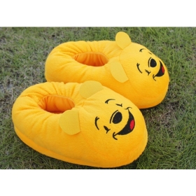 Wholesale free shipping women warm slipper Winnie the Pooh animal cartoon cotton slippers plush lovely 