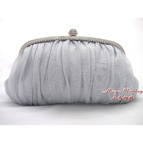 Wholesale - women lady rhinestone night evening bag party handbags purse Silk satin Wedding design color 