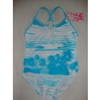 Freeshipping Factory Items Kids' Girls One Piece Swimwear AU size Blue Colour-4pcs/lot 