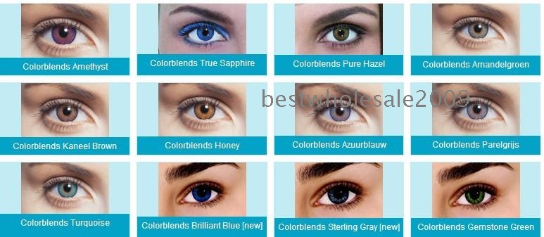 Fresh Look Contacts Colors Chart