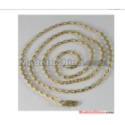 18K YELLOW GOLD CHAIN NECKLACE WITH MODERN RECTANGULAR MESH, MADE IN ITALY