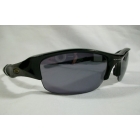  AUTHENTIC GLOSS BLACK & GREY HALF RIMLESS SPORT SUNGLASSES