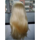 Laced European Remy Silky Straight Blonde Human Hair Wig 20