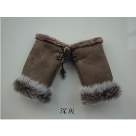  free shipping 100pair rabbit fur gloves,lady's winter fingerless gloves,hand wrist glove,half-fingers gloves 9119 