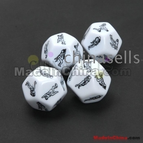 free ship multi-faceted action sex game adult game  12 surface fun sex dice couple pose dice 