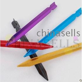 10pcs multicolor rhombic outdoor tent accessories aluminum stake tent nail tent pegs 18cm