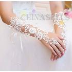 fashion hollow lace bride gloves wedding hook finger gloves fingerless bridesmaid banquet gloves 
