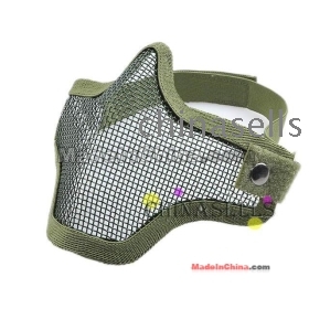 in stock hot steel mesh hole face masks Tactical Gun TMC Metal Steel Wire Half Face Mesh Airsoft Mask Paintball mask