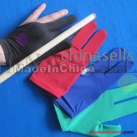 high elasticity snooker pool billiards cue gloves billiard three finger glove 8 balls 9balls gloves