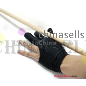 new hot in stock high elasticity snooker pool billiards cue gloves billiard three finger glove 8 balls 9balls gloves