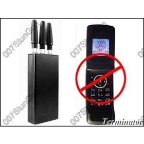 free ship Protable 808HB GSM+3G cell phone signal blocker 
