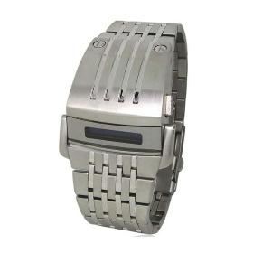 HK post Free shipping men's fashion LED watch DZ7080 stainless steel Wristwatches+logo + box