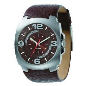 HK post Free shipping hot sale men's fashion watch DZ1145 leather quartz Wristwatches +logo + box