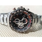 Free shipping fashion EFE-503D-1AV watch man Stainless Steel sport watch Wristwatches EFE-503D 503D 